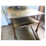 heavy duty work table on wheels 4