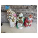 blow mold 3 wisemen wise men