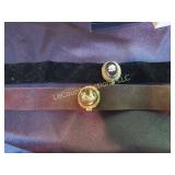 2 cameo style chokers necklaces