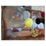 home decor mugs crystal rose metal basket