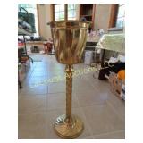 brass style champagne bucket stand holder