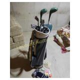 golf clubs in golf bag women's beginners