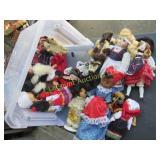 assorted Country dolls Precious moments