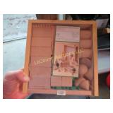 Erzgebirge wood block building set