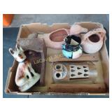 home decor duck planter dog figure owl misc