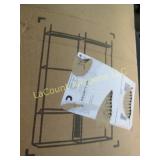 metal pole fabric shelf shelkving unit