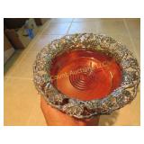 vintage mid century plated wine bottle coaster