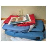 faux leather roll organizer blue bag Mary Kay bag