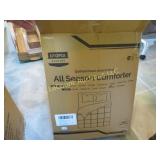 Utopia all season white comforter down alternative