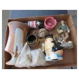 assorted decor vase figure Human Bean figure