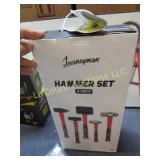 journeyman 5 pc hammer set new in box