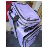 3 pc purple luggage travel bag set by Embark