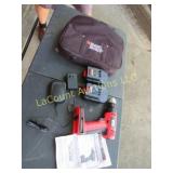 Black & Decker cordless drill w batteries case