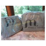 2 Jessica Moore purses crescent shoulder bags