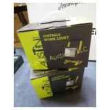 2 Austin portable work lights