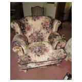 vintage floral chair