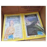 assorted 1965-1969 national geographic magazines