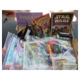 assorted kids books casette tapes
