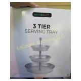 servappetit  3 Tier serving tray galvanized