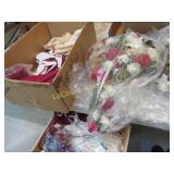 wedding bouquet crepe bells ribbons