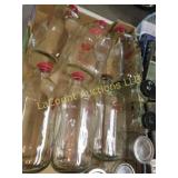Lamers Dairy returnable milk bottles other jars