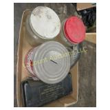 advertising bank bank box jars stencil