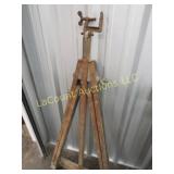 vintage wood orchard picker stand use as decor
