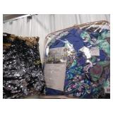 twin comforter and sequin pillow