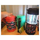 3 pull up lanterns