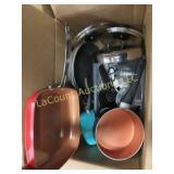 assorted pots & pans utensils