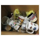 assorted coffee mugs