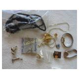 watches necklace earrings charm some gold filled