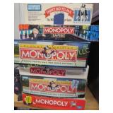assorted monopoly games empire jail more