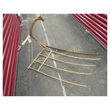 vintage hay scythe