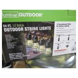 luminar outdoor 24' string lights