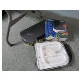 single hot plate work light another in case