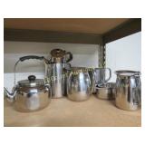 stainless tea set kettle pitcher