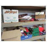 2 shelves christmas decor ornaments assorted