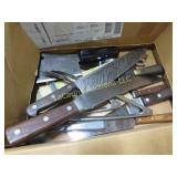 assorted knives kitchen utensils cleaver