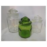 vintage green canister 2 clear