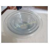 Fire King Blue Sapphire Philbe 3 nesting bowls