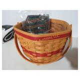 Longaberger wicker basket w liner