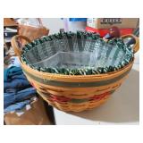 Longaberger wicker basket w liner