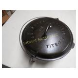 Griswold cast iron w lid Tite Top dutch Oven No 9