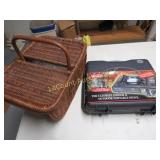 picnic basket  portable stove