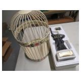 decorative bird cage statue liberty decanter