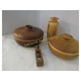 hand made lidded bowls vase & toy