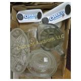 oreo dishes assorted clear glass bowls pitcher