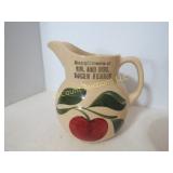 Old Watt apple pitcher Roger Ferron advertising