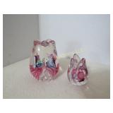 2 paper weights artist signed